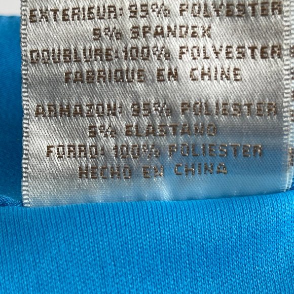 EP Pro Golf Stretch Skort Royal Blue Side Zip Slit Pocket Size 10 - Picture 6 of 8